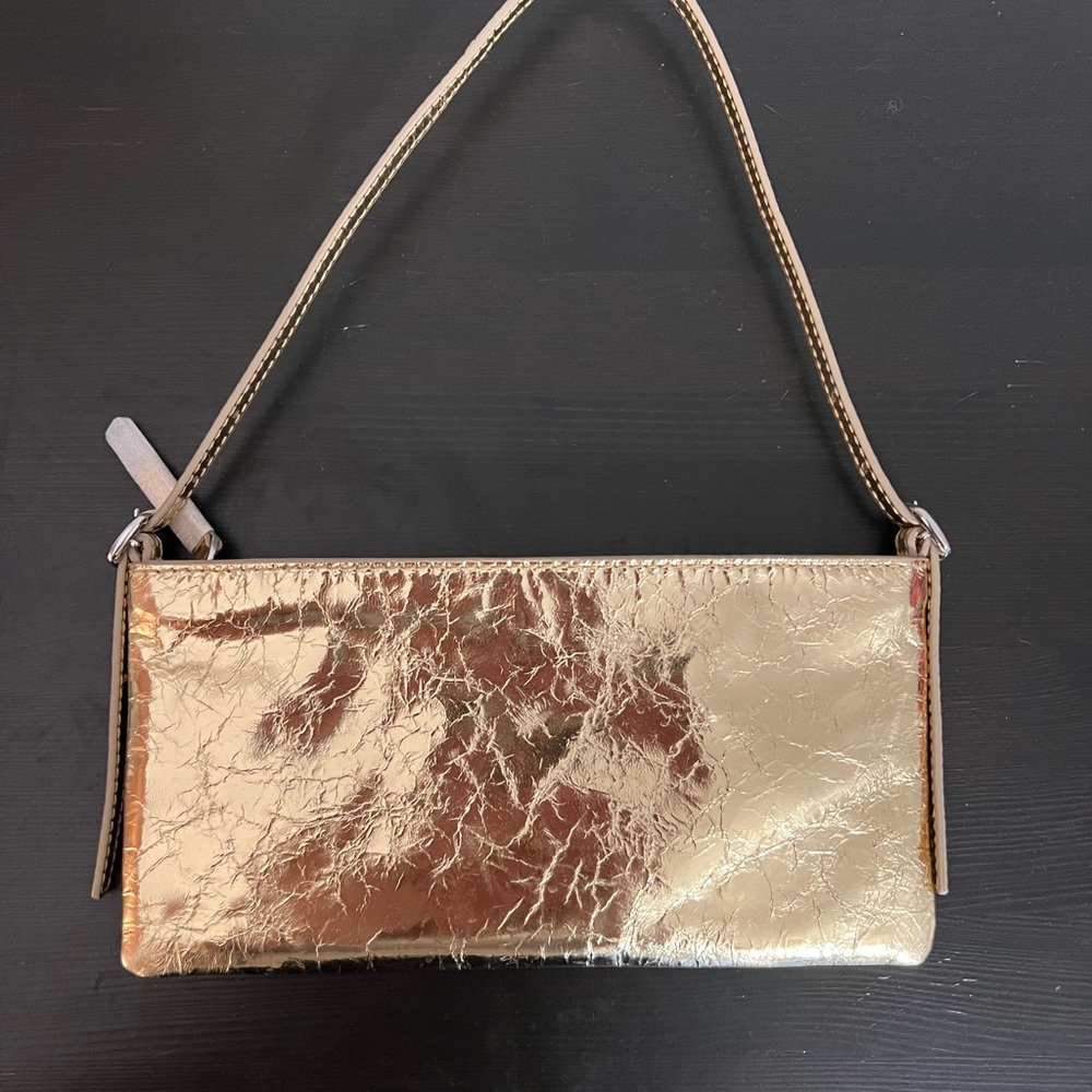Madewell Gold bag NWT